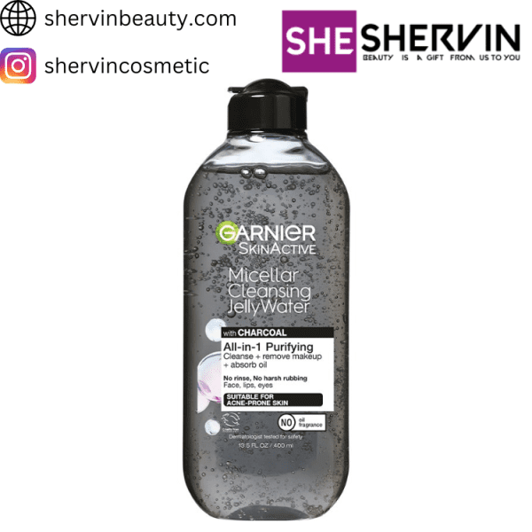 میسلار واتر گارنیر مدل Micellar Cleansing Jelly Water with Charcoal