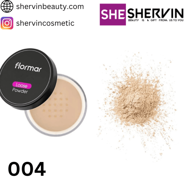 پودر فیکساتور فلورمار شماره004 Flormar Loose Powder پودر فیکساتور فلورمار شماره004 Flormar Loose Powder