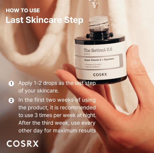 سرم-رتینول-کوزارکس-cosrx-the-retinol-0-5-oil