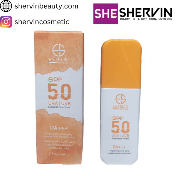 ضد آفتاب استلین روشن‌کننده و ضد پیری  Estelin Brightening & Anti-Aging Sunscreen SPF50