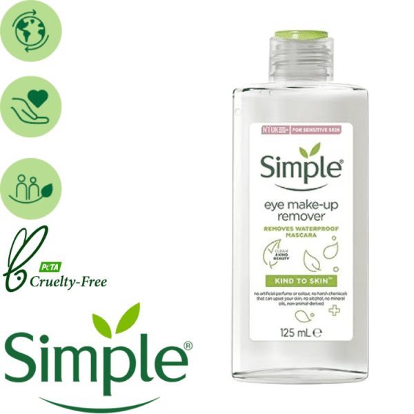 Simple Kind To Eyes Eye Make Up Remover 125 ml