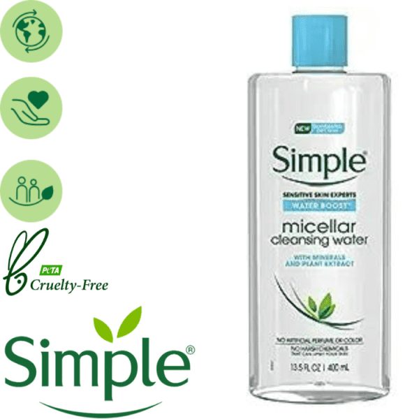 Simple Water Boost Micellar Cleansing Water, Sensitive Skin, 13.5 oz