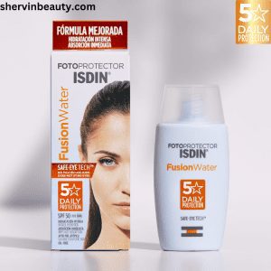 ضد-آفتاب-فیوژن-واتر-spf50-بدون-رنگ-ایزدین
