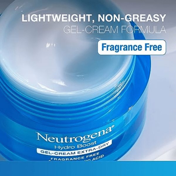 Neutrogena Hydro Boost Hyaluronic Acid Hydrating Face Moisturizer Gel-Cream to Hydrate and Smooth Extra-Dry