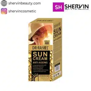 کرم ضدآفتاب طلا کلاژن دکتر راشل 60%