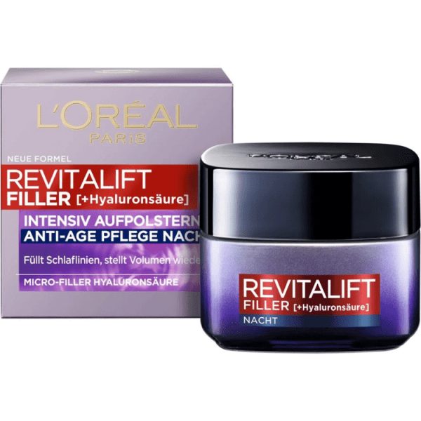 کرم ضد چروک cream Revitalift Filler night care لورآل فرانسه