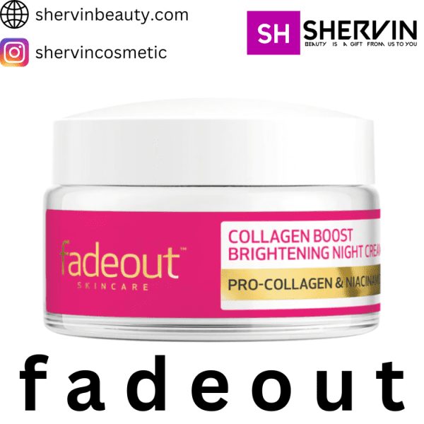 کرم روشن کننده و کلاژن ساز شب فید اوت Fadeout Collagen Boost Night حجم 50 میلی لیتر