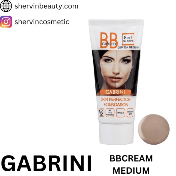 بی بی کرم 8 در 1 گابرینی 50ml BB cream GABRINI medium