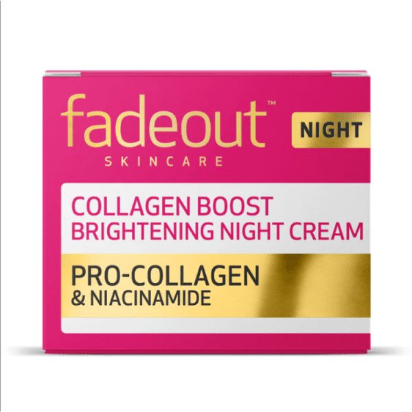 کرم روشن کننده و کلاژن ساز شب فید اوت Fadeout Collagen Boost Night حجم 50 میلی لیتر