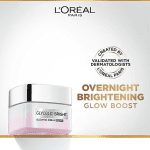 L'Oreal Paris Glycolic Bright Glowing Night Cream, 15ml |Overnight Brightening Cream with Glycolic Acid that Visbily Minimizes Spots & Reveals Glowing skin