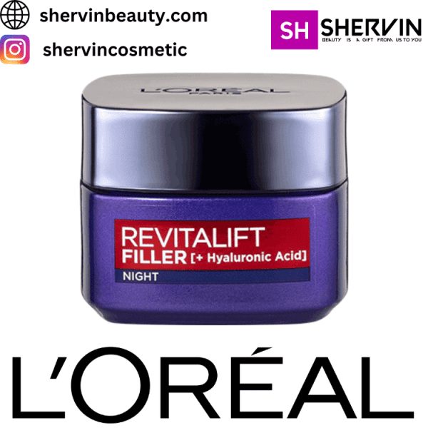 کرم ضد چروک cream Revitalift Filler night care لورآل فرانسه