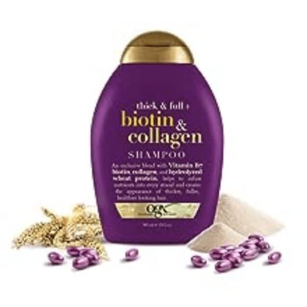 شامپو بيوتین و کلاژن او جی ايکس بنفش - ogx OGX Thick & Full Biotin & Collagen Shampoo