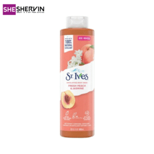 شامپو بدن هلو و یاس سینت ایوز حجم 650 میل (St. Ives Peach & Jasmine Body Wash) ترکیبی دلپذیر از طبیعت و لطافت است که با فرمولاسیونی ملایم و رایحه‌ای شیرین و گلی، پوست بدن را به‌نرمی پاکسازی کرده و رایحه‌ای ماندگار و آرامش‌بخش روی آن باقی می‌گذارد.