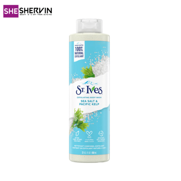شامپو بدن اسکرابی نمک و جلبک دریایی سینت ایوز 650ml