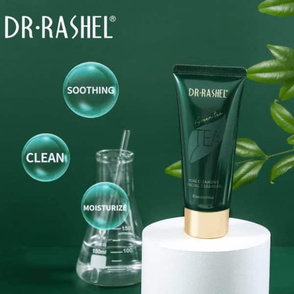 شوینده صورت چای سبز پاکسازی کننده منافذ دکتر راشل DR RASHEL Green Tea Pore Cleansing Facial Cleanser