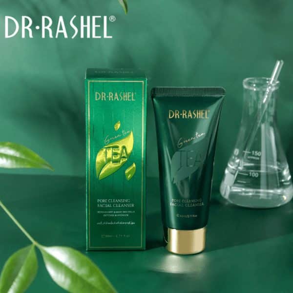 شوینده صورت چای سبز پاکسازی کننده منافذ دکتر راشل DR RASHEL Green Tea Pore Cleansing Facial Cleanser