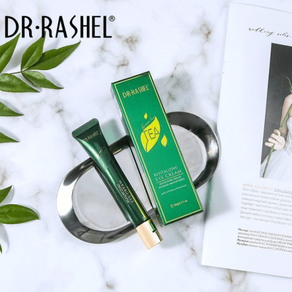 کرم دورچشم احیا کننده چای سبز دکتر راشل DR RASHEL Green Tea Revitalizing Eye Cream