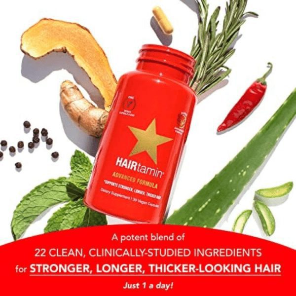 معرفی قرص هیرتامین قرمز advanced Formula Hairtamin