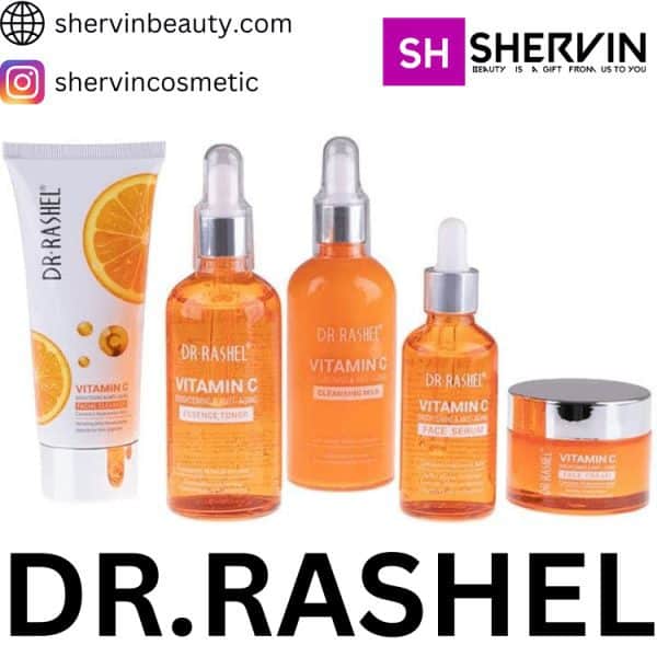 مجموعه مراقبت از پوست ویتامین C دکتر راشل دکتر راشل بسته 5 عددی Dr.Rashel Vitamin C Brightening & Anti Ageing Skin Care Series