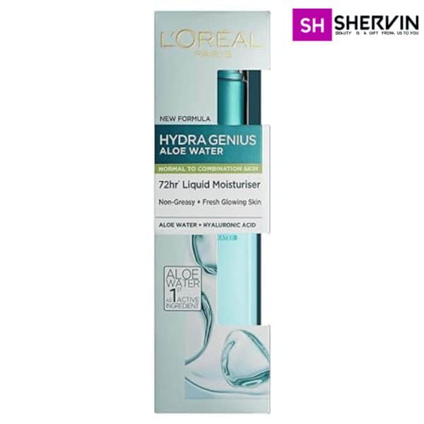 آبرسان آلوئه ورا پوست نرمال تا مختلط Hydra Genius لورالL'Oréal Paris Hydra Genius Liquid Care Moisturiser Combination Skin