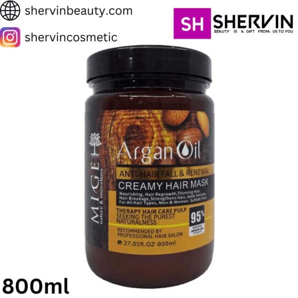 ماسک مو بدون سولفات میگ Mige Argan Oil Mask