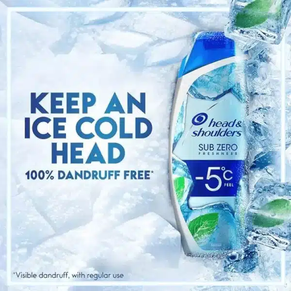 شامپو هد اند شولدرز نعنا یخ مدلSUB ZERO عربی