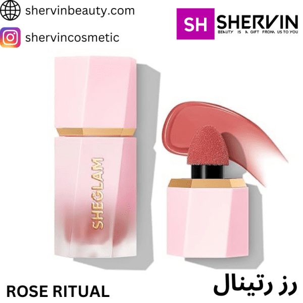 رژگونه-مایع-شیگلم-رنگ-rose-rital