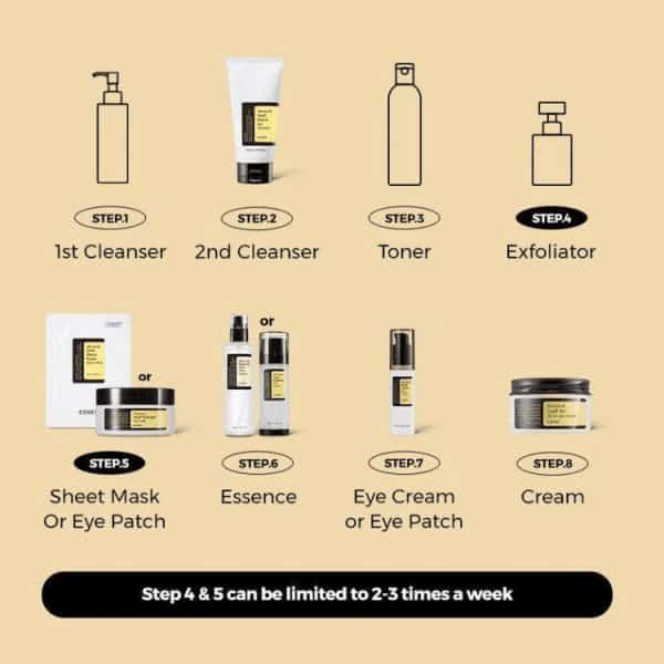 دبل سرم اسنس آبرسان حلزون کوزارکس 80میل | COSRX Advanced Snail Radiance Dual Essence 80ml