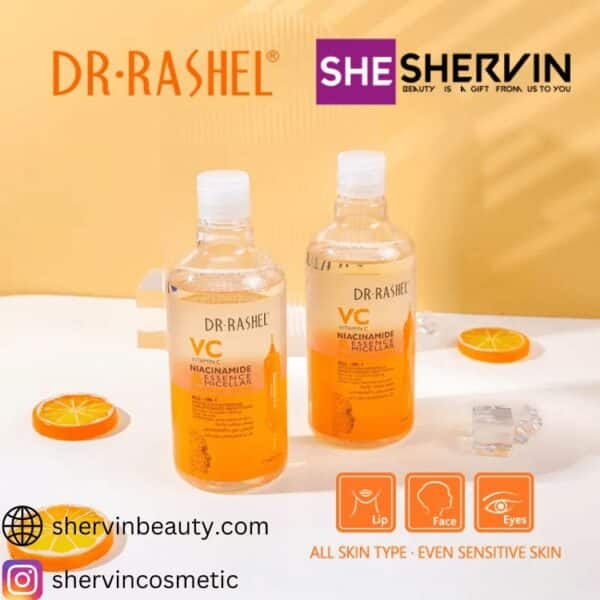 میسلارواتر ویتامین سی و نیاسینامید دکتر راشل