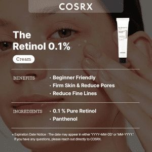 کرم رتینول 0.1% کوزرکس COSRX Retinol Cream 0.1% 
