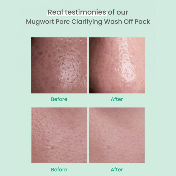 ماسک صورت ماگورت AXIS-Y Mugwort Pore Clarifying Wash Off Pack