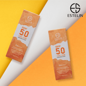 ضد آفتاب استلین روشن‌کننده و ضد پیری  Estelin Brightening & Anti-Aging Sunscreen SPF50