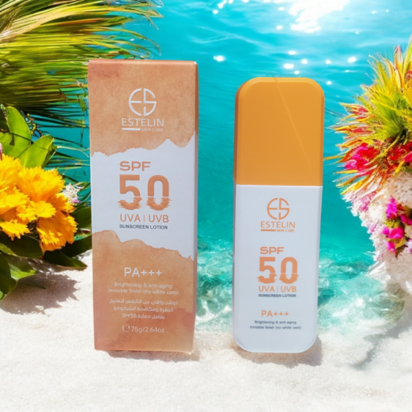 ضد آفتاب استلین روشن‌کننده و ضد پیری  Estelin Brightening & Anti-Aging Sunscreen SPF50