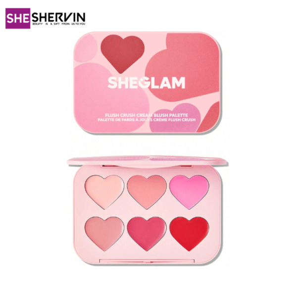 پالت رژگونه کرمی ۶ رنگ شیگلمBlushing Bouquet