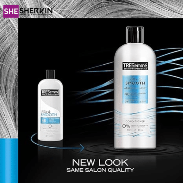 نرم‌کننده موی ضد وز ترزمه Silky & Smooth 828ml