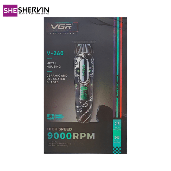 ماشین اصلاح حرفه‌ای وی جی آر مدل VGR V-260