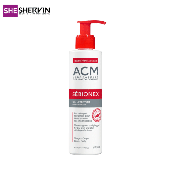 ژل شستشوی سبیونکس ای سی ام Sébionex Cleansing Gel