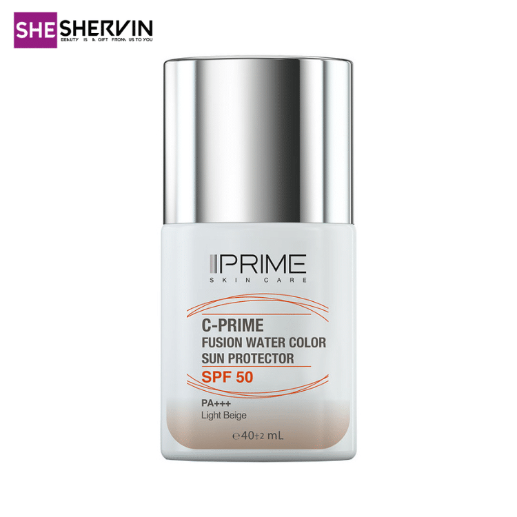 فلوئید ضد آفتاب رنگی پرایم SPF 50 مدل فیوژن واتر رنگ روشن فلوئید ضد آفتاب رنگی پرایم SPF 50 مدل فیوژن واتر رنگ روشن