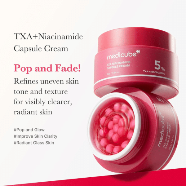 کرم کپسولی مدیکیوب TXA + نیاسینامید  TXA+Niacinamide