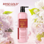شامپو آرگان رزگلد بدون سولفات ROSE GOLD ARGAN OIL
