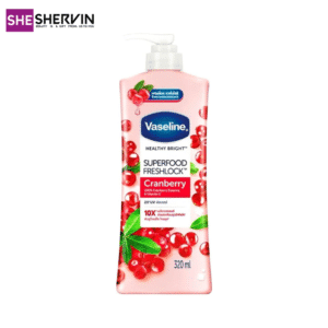 لوسیون بدن کرنبری(زغال اخته) وازلین320ml