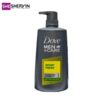 ✅ پاک‌کنندگی عمیق بدون ایجاد خشکی پوست ✅ احساس طراوت، خنکی و تمیزی پس از ورزش یا دوش روزانه ✅ فرمول آبرسان جهت حفظ رطوبت طبیعی پوست ✅ رایحه‌ای مردانه، خنک و ماندگار ✅ مناسب برای استفاده روزانه روی بدن و صورت ✅ دارای PH متعادل و مناسب پوست آقایان  شامپو بدن و صورت مردانه اسپرت فرش داوDove Men+Care Sport Fresh