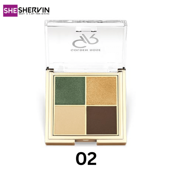 سایه چهار رنگ کواترو گلدن رزGolden Rose Quattro Eyeshadow Palette