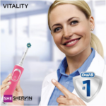 مسواک برقی اورال بی مدل Vitality 100 مشکی