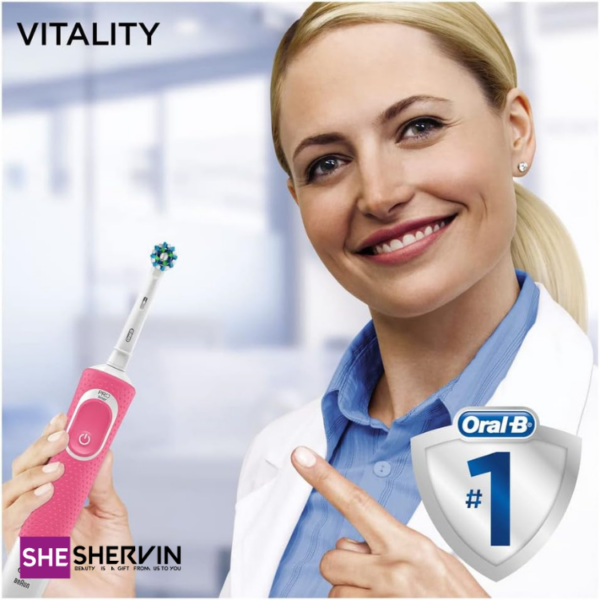 مسواک برقی اورال بی مدل Vitality 100 مشکی