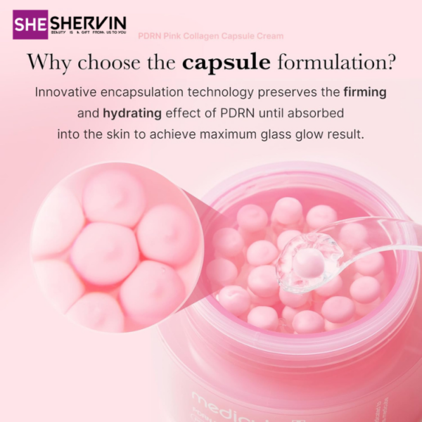 کرم کپسولی کلاژن PDRN PINK مدی کیوب