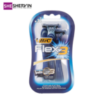 تیغ اصلاح بیک سه لبه مدل Flex 3 Comfort بسته ۳ عددی