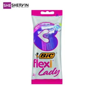 تیغ اصلاح زنانه بیک 3لبه مدل Pure Lady بسته ۴ عددی