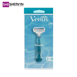 تیغ اصلاح زنانه ژیلت Venus Smooth با ۲ سری یدک