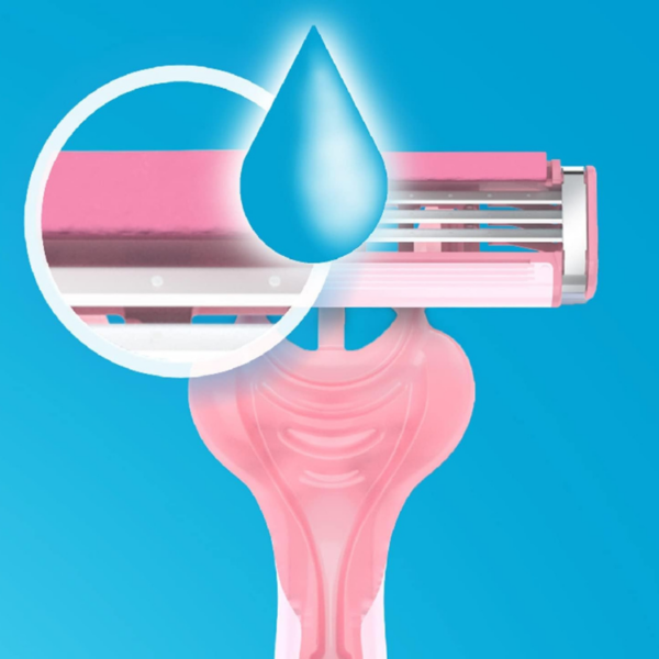 تیغ اصلاح زنانه ژیلت 3لبه Simply Venus بسته ۵ عددی